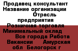 Продавец-консультант › Название организации ­ Mango › Отрасль предприятия ­ Розничная торговля › Минимальный оклад ­ 20 000 - Все города Работа » Вакансии   . Амурская обл.,Белогорск г.